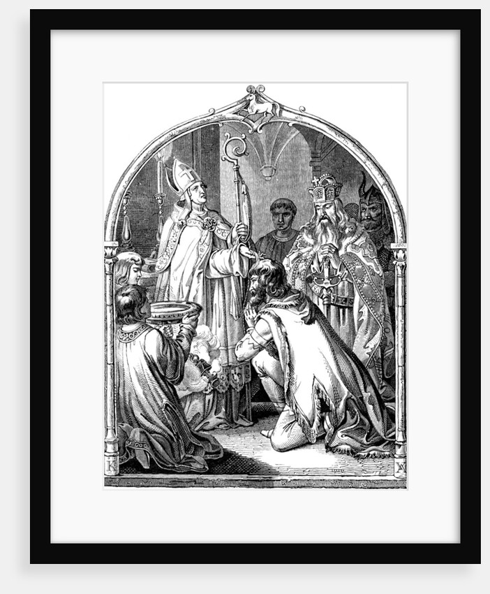 Baptism of Saxon leader Widukind by Johann Jakob Kirchhoff