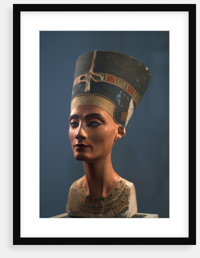 The Nefertiti Bust, ca 1350 BC by Ancient Egypt