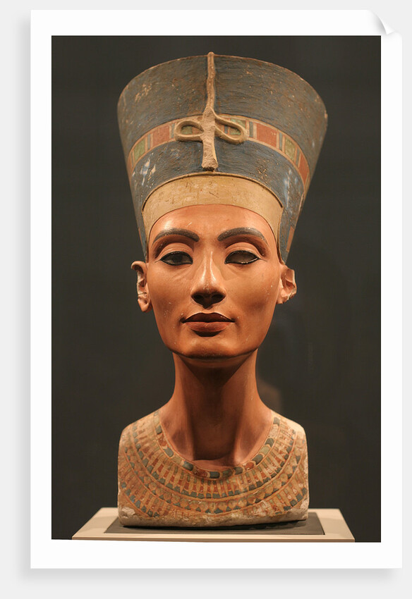 The Nefertiti Bust, ca 1350 BC by Ancient Egypt