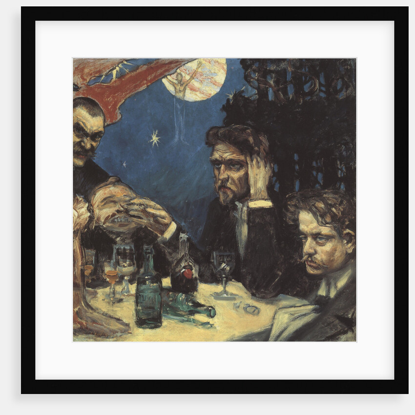 The Symposium, (Study) Right Jean Sibelius, 1894 by Akseli Gallen-Kallela