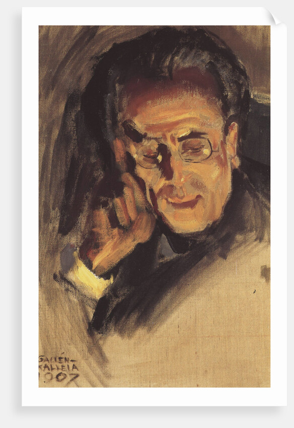 Portrait of Gustav Mahler, 1907 by Akseli Gallen-Kallela