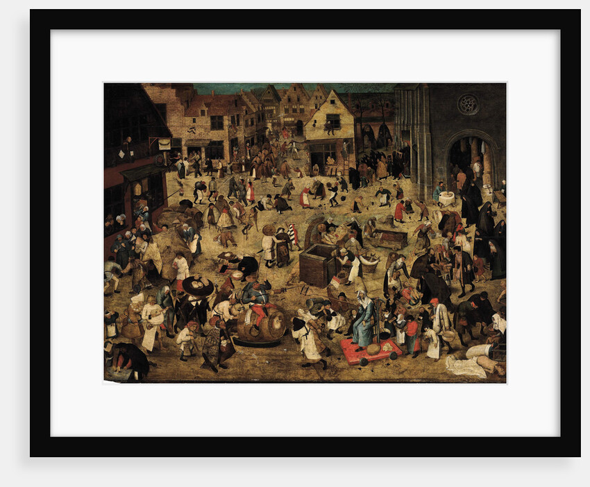The Combat between Carnival and Lent, c. 1560 by Pieter Brueghel the Younger