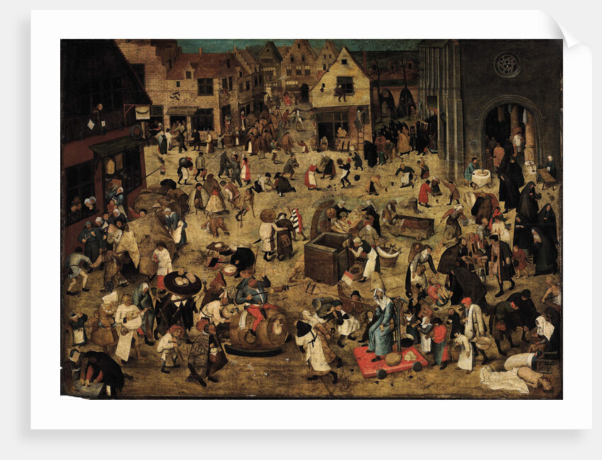 The Combat between Carnival and Lent, c. 1560 by Pieter Brueghel the Younger