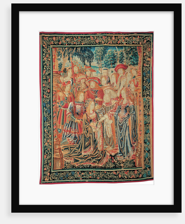 The Story of Troy. The Pardon of Helen, c. 1520 by Brussels Manufactory