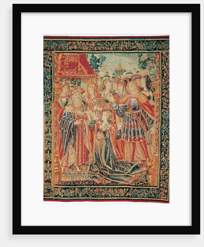 The Story of Troy. Cassandra intercedes before Priam to obtain a Pardon for Paris, c. 1520 by Brussels Manufactory