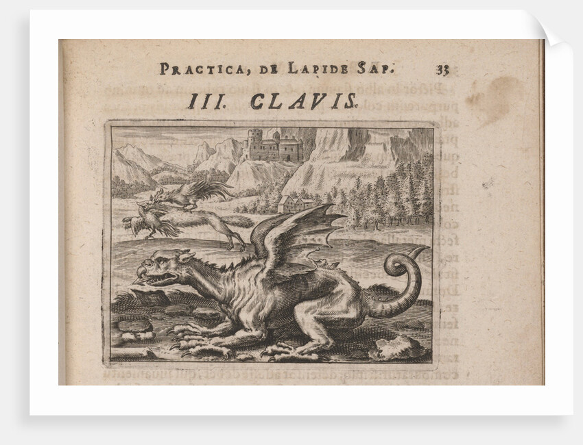 Illustration for Tripvs avrevs, hoc est, Tres tractatvs chymici selectissimi.., 1618 by Theodor de Bry