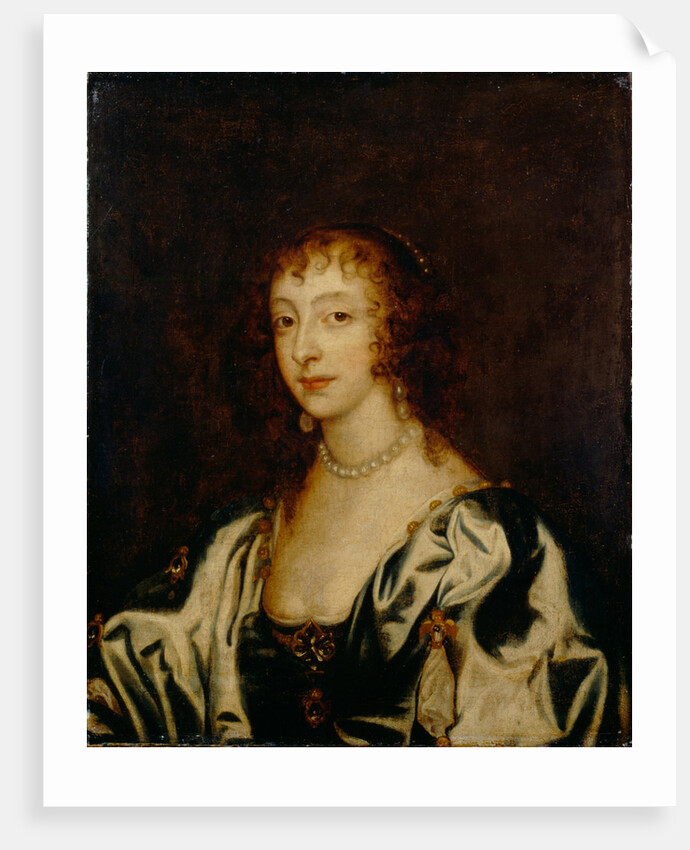 Portrait of Queen Henrietta Maria of France, 1666 by Sir Anthonis van Dyck