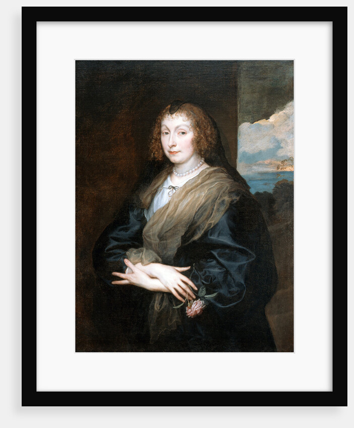 Portrait of a Woman with a Rose, Between 1635 and 1639 by Sir Anthonis van Dyck