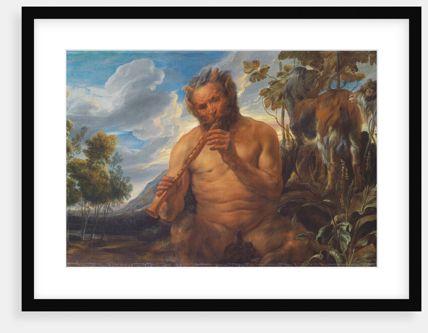 Satyr Playing the Pipe (Jupiters Childhood), ca 1639 by Jacob Jordaens