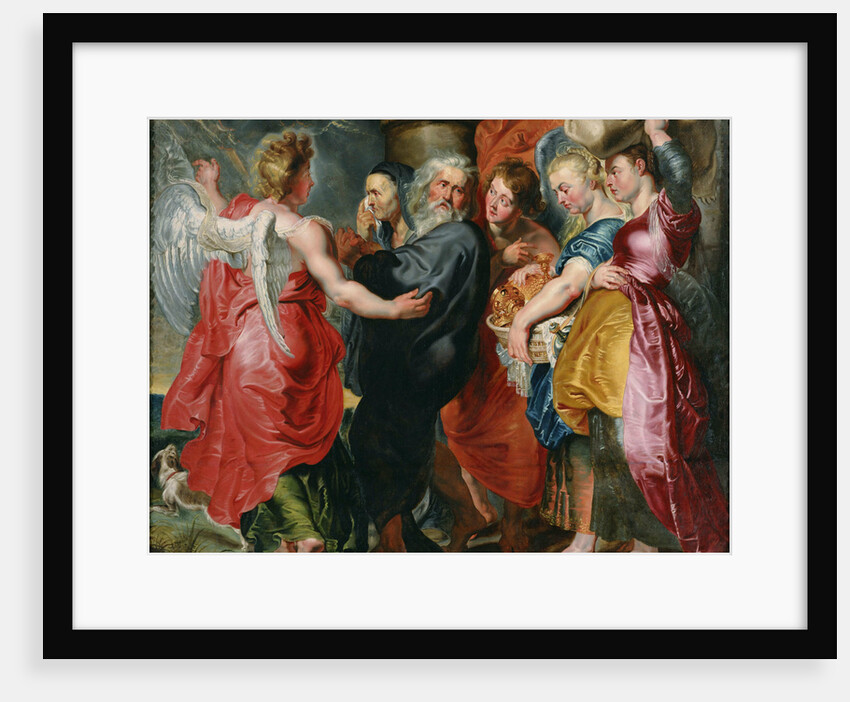 The Flight of Lot and His Family from Sodom (after Rubens), c. 1618 by Jacob Jordaens