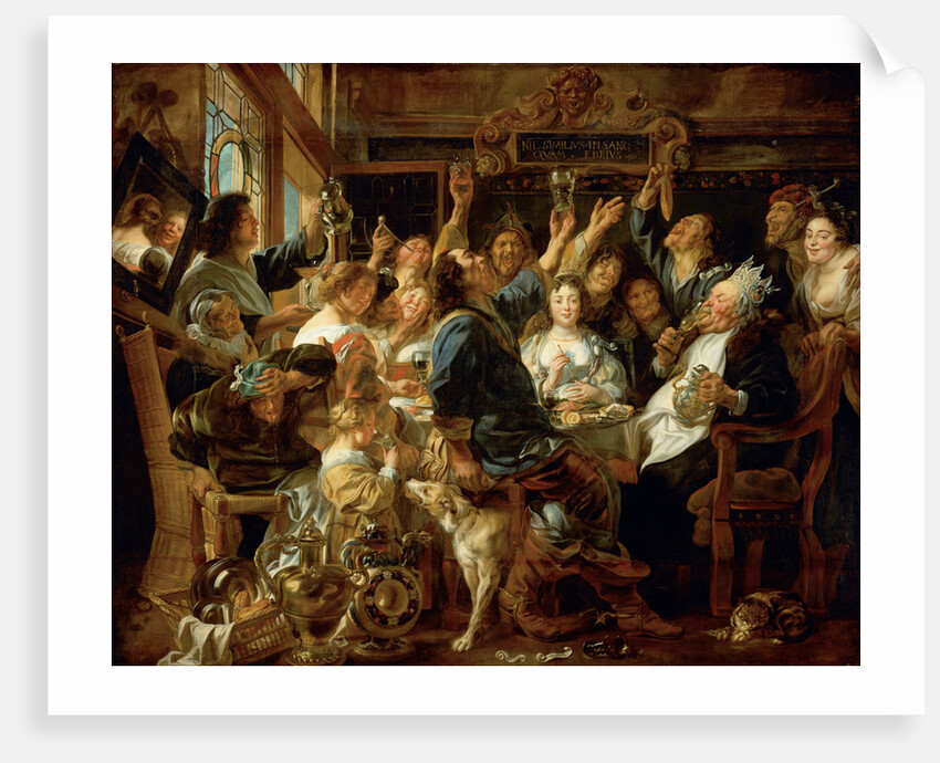 The Feast of the Bean King, ca 1640-1645 by Jacob Jordaens