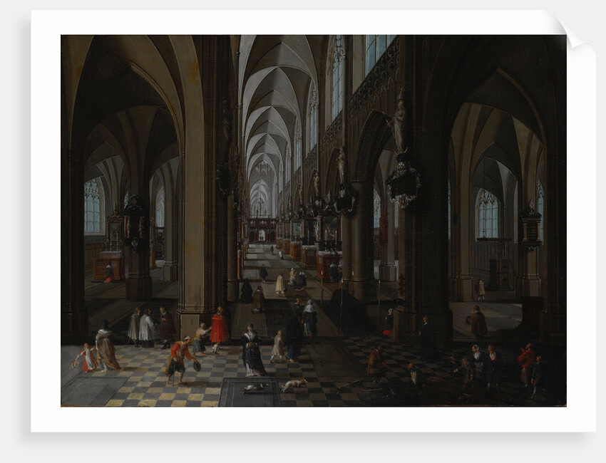 Interior of Antwerp Cathedral, 1651 by Pieter Neeffs the Elder