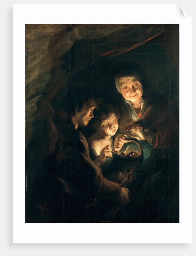 Old Woman with a Basket of Coal, c. 1616-1618 by Pieter Paul Rubens