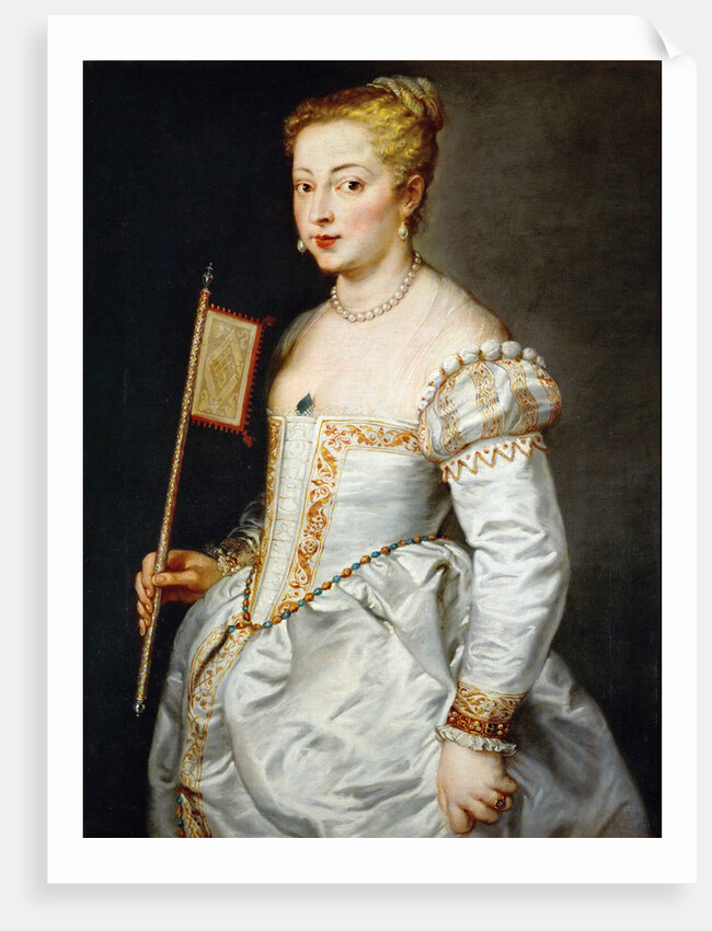 Girl with fan, ca. 1628-1629 by Pieter Paul Rubens