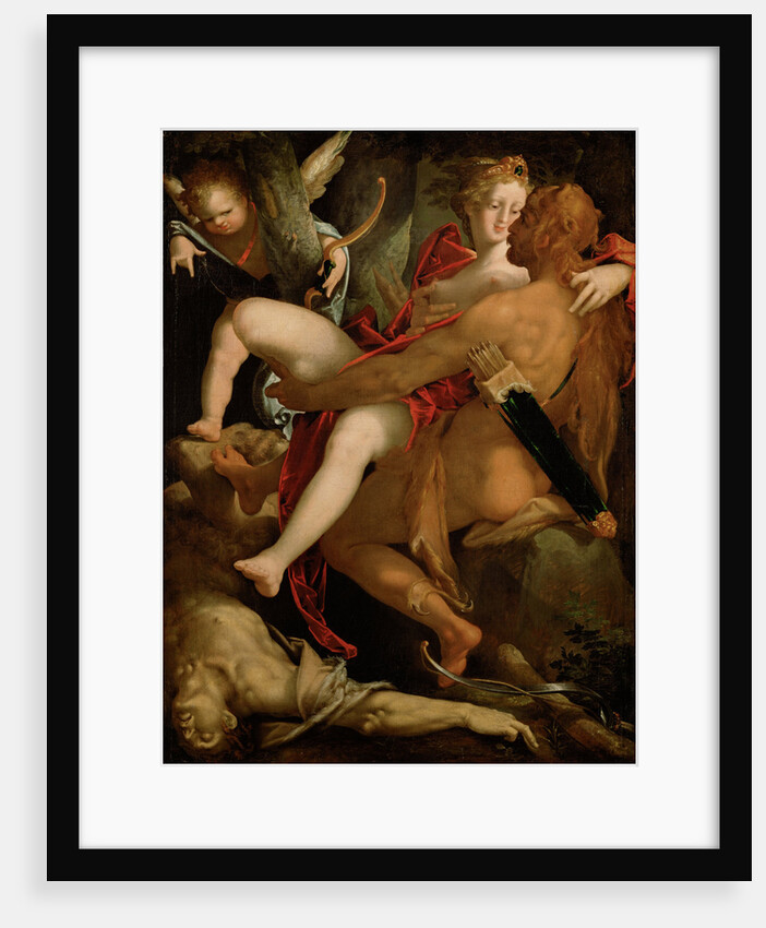 Hercules, Deianira and the Centaur Nessus, c. 1580 by Bartholomeus Spranger