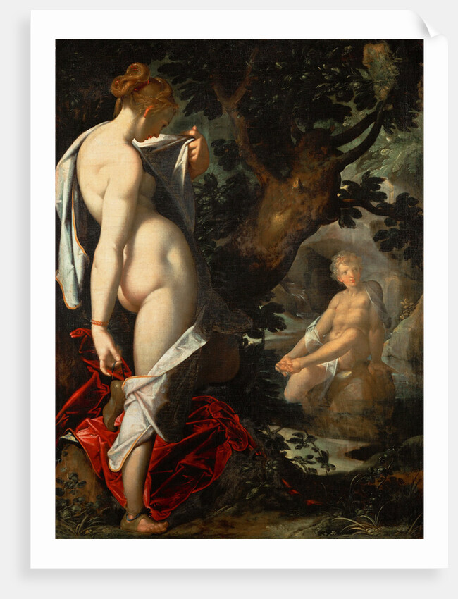 The Nymph Salmacis and Hermaphroditus, ca 1580-1582 by Bartholomeus Spranger