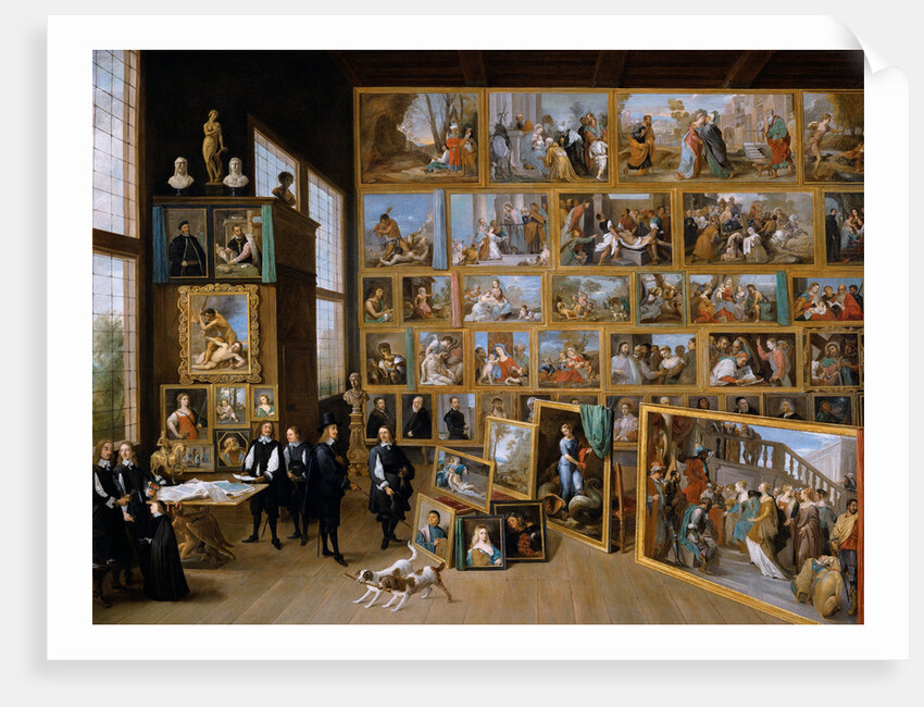 Archduke Leopold Wilhelm in his Gallery in Brussels by David Teniers the Younger