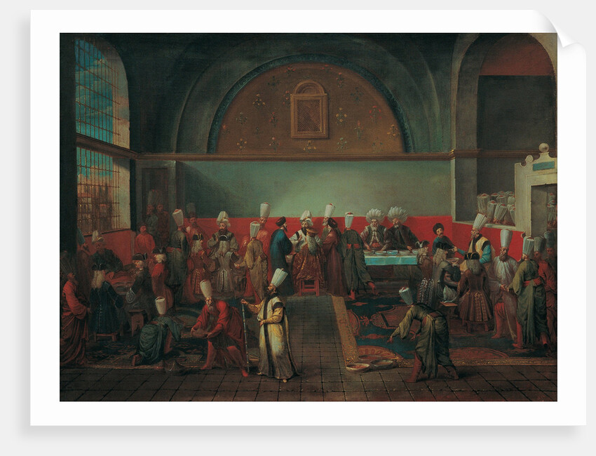 Dinner at the Palace in Honour of an Ambassador, 1720s by Jean-Baptiste Vanmour