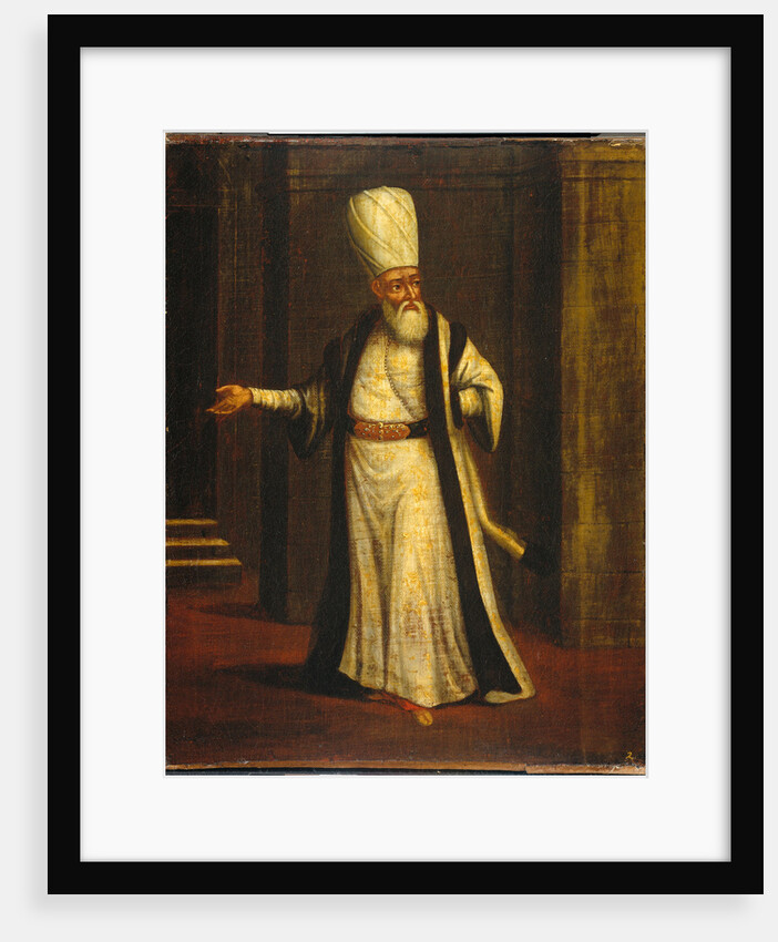 A Janissary Aga, 1737 by Jean-Baptiste Vanmour