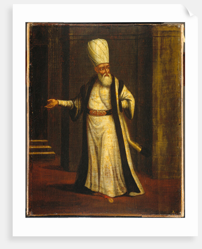 A Janissary Aga, 1737 by Jean-Baptiste Vanmour