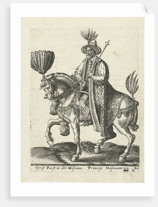 Grand Duke of Muscovy, 1577 by Abraham de Bruyn