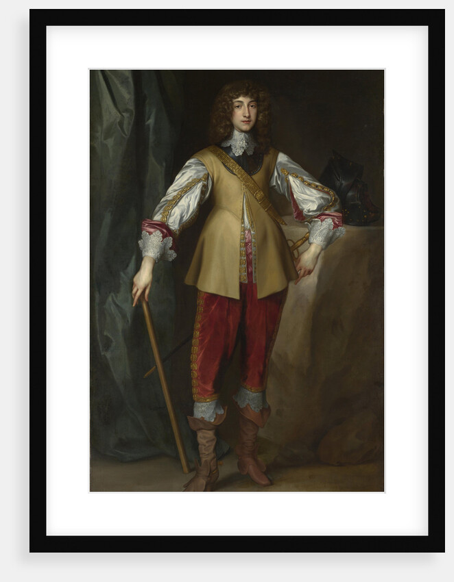 Portrait of Prince Rupert of the Rhine, Duke of Cumberland, ca 1637 by Anthony van Dyck