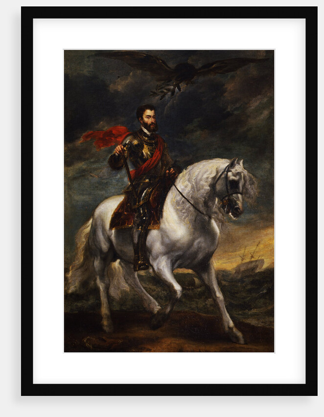 Equestrian portrait of the Emperor Charles V, c. 1620 by Sir Anthonis van Dyck