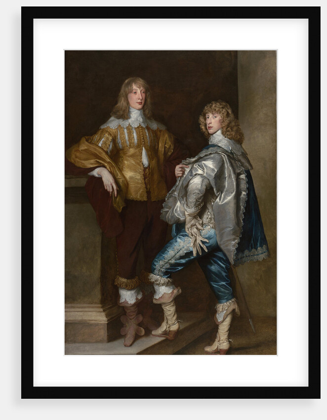 Lord John Stuart and his Brother, Lord Bernard Stuart, ca 1638 by Sir Anthonis van Dyck