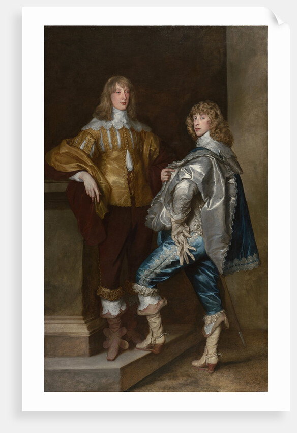 Lord John Stuart and his Brother, Lord Bernard Stuart, ca 1638 by Sir Anthonis van Dyck