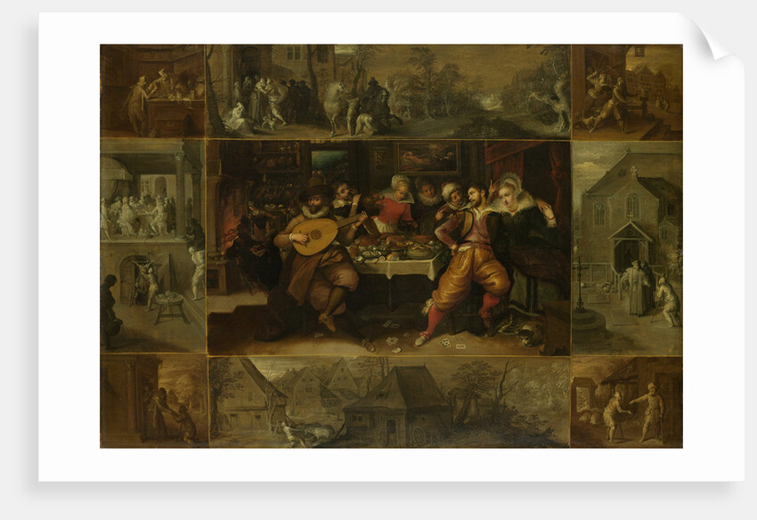 he Parable of the prodigal son, 1620 by Frans Francken the Younger