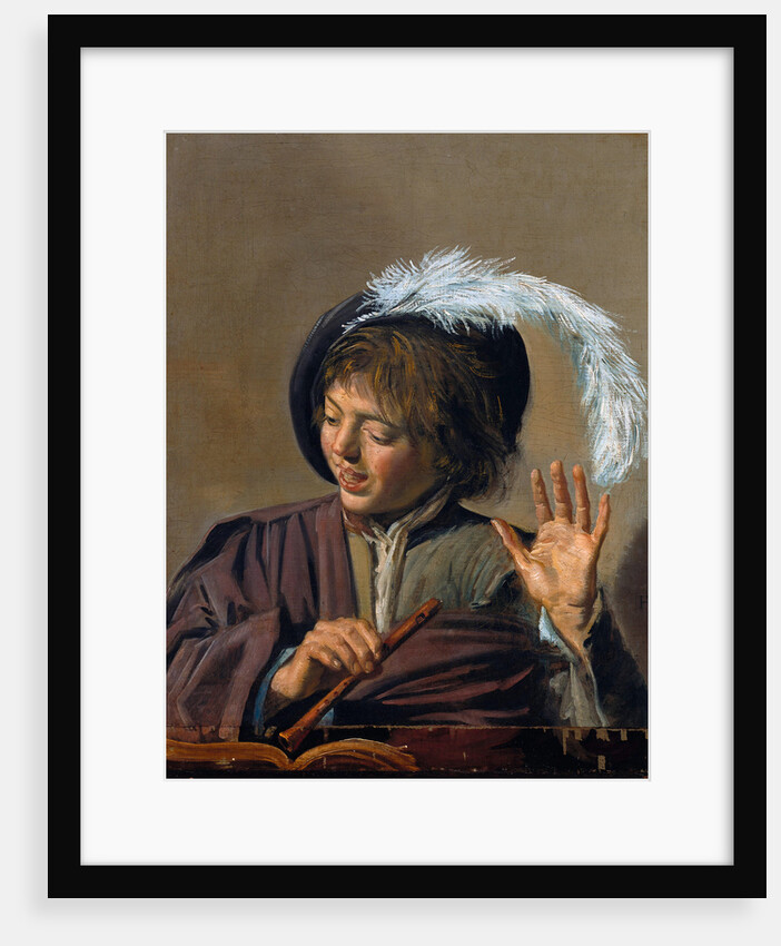 Singing Boy with Flute by Frans Hals I