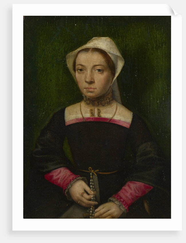 A Lady with a Rosary, c. 1550 by Catharina van Hemessen