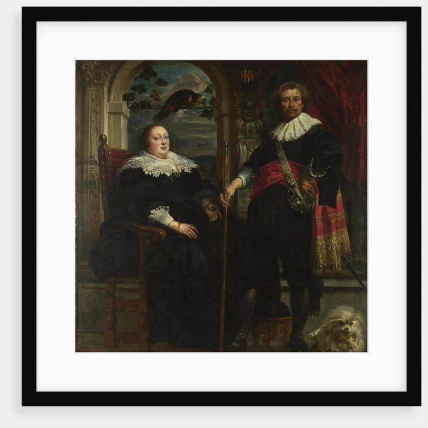 Portrait of Govaert van Surpele and his Wife, 1636-1637 by Jacob Jordaens