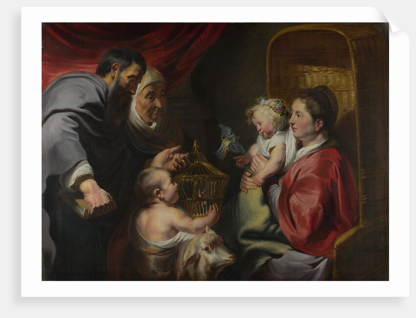 The Virgin and Child with Saints Zacharias, Elizabeth and John the Baptist, c. 1620 by Jacob Jordaens