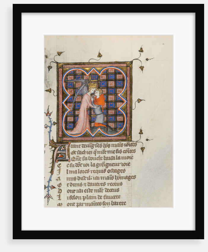 Miniature from a manuscript of the Roman de la Rose by Guillaume de Lorris and Jean de Meun, 1353 by Master of the Rose novels