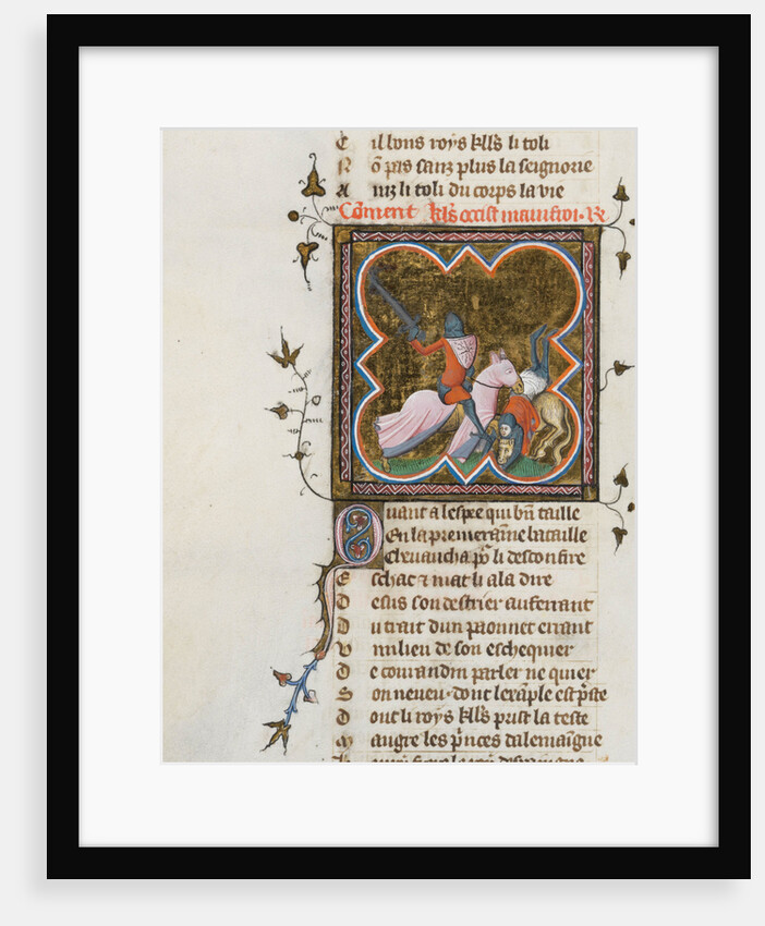 Miniature from a manuscript of the Roman de la Rose by Guillaume de Lorris and Jean de Meun, 1353 by Master of the Rose novels