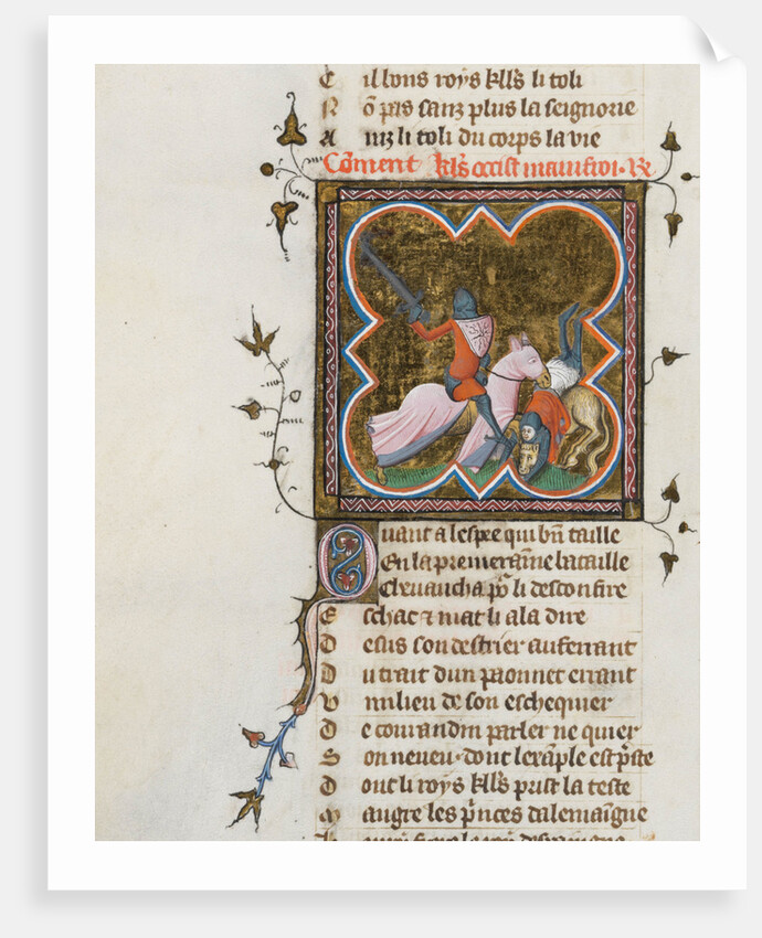 Miniature from a manuscript of the Roman de la Rose by Guillaume de Lorris and Jean de Meun, 1353 by Master of the Rose novels