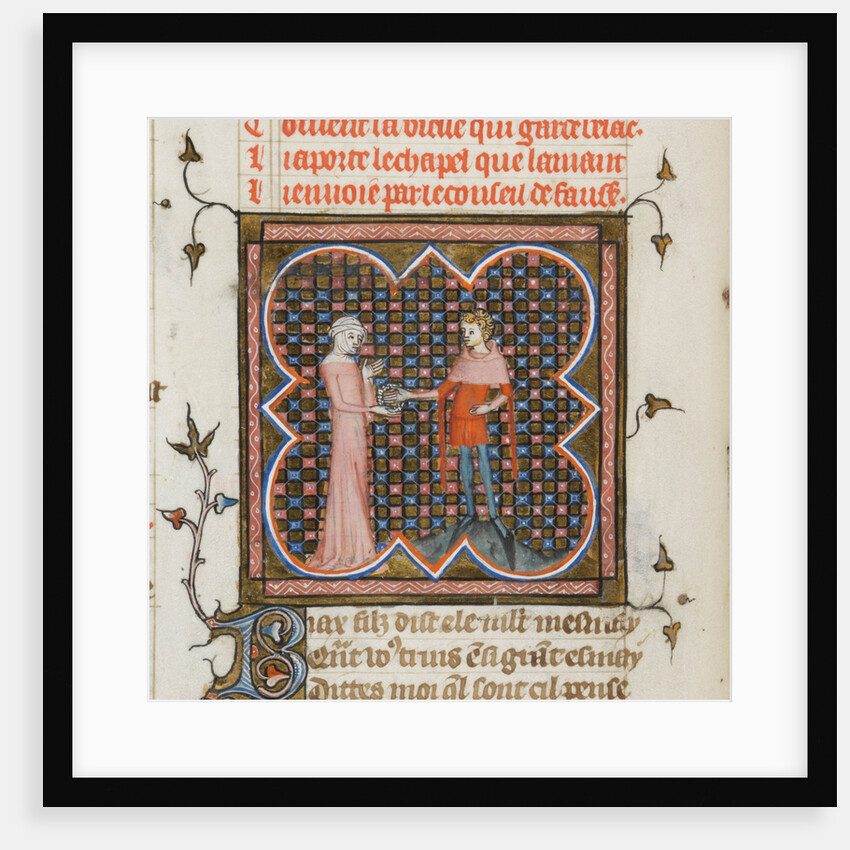Miniature from a manuscript of the Roman de la Rose by Guillaume de Lorris and Jean de Meun, 1353 by Master of the Rose novels