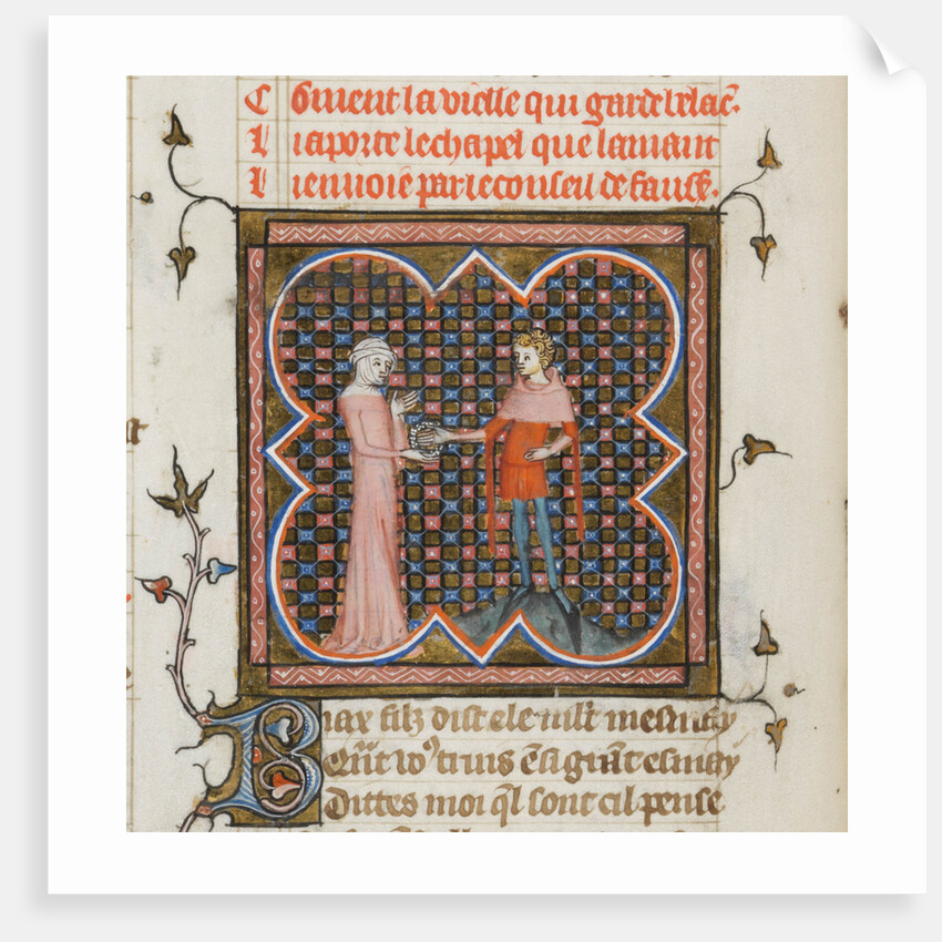 Miniature from a manuscript of the Roman de la Rose by Guillaume de Lorris and Jean de Meun, 1353 by Master of the Rose novels