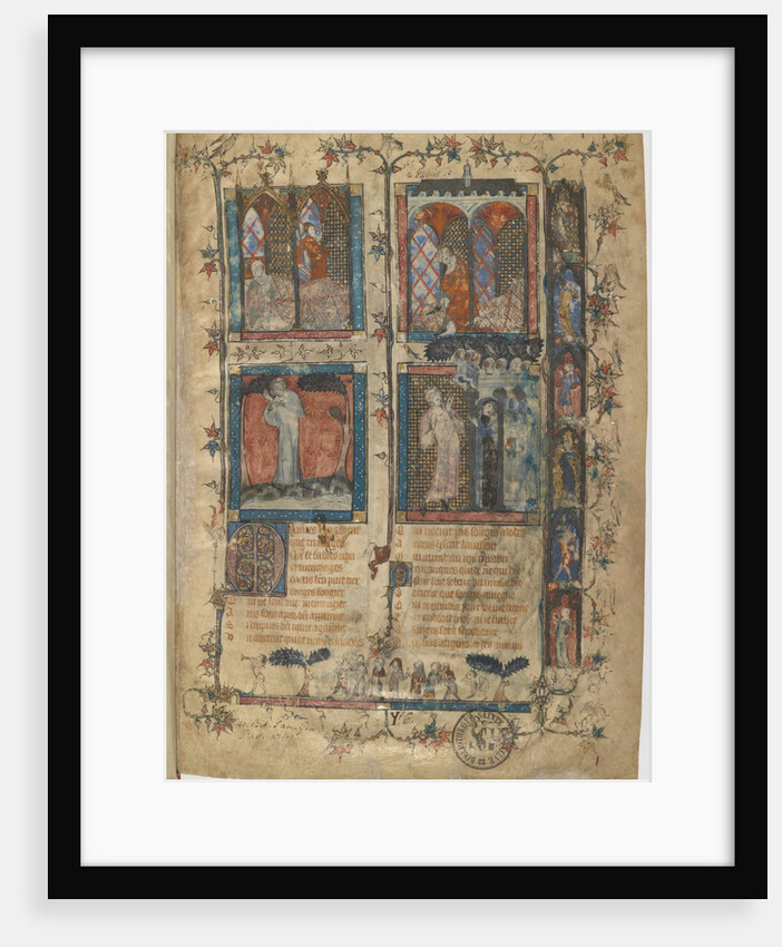 Miniature from a manuscript of the Roman de la Rose by Guillaume de Lorris and Jean de Meun, 1353 by Master of the Rose novels