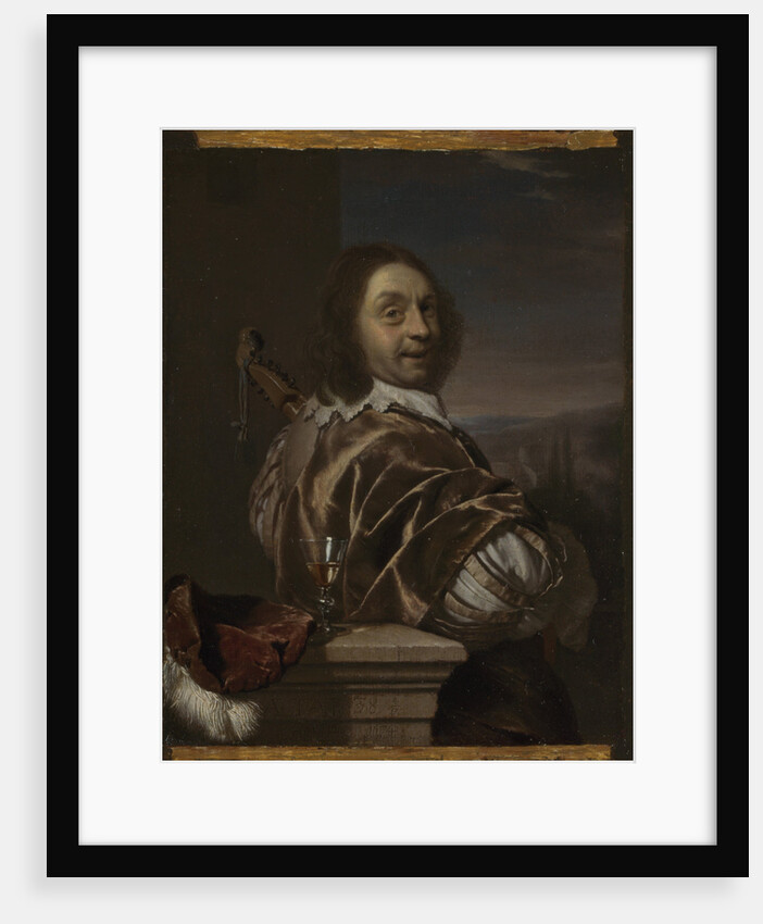 Self Portrait with a Cittern, 1674 by Frans van Mieris the Elder