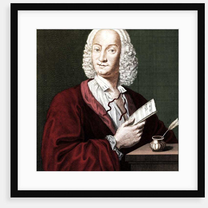 Antonio Vivaldi, 1725 by François Morellon de la Cave