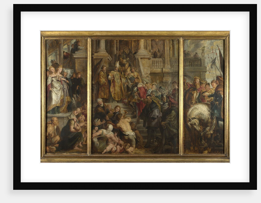 Sketch for High Altarpiece, St Bavo, Ghent, 1612 by Pieter Paul Rubens