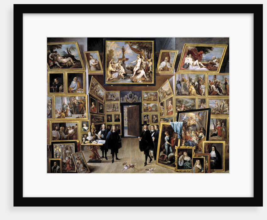 Archduke Leopold Wilhelm in his Gallery in Brussels by David Teniers the Younger