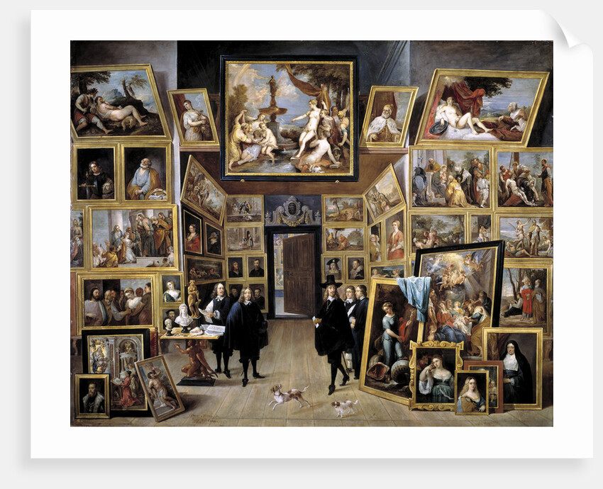 Archduke Leopold Wilhelm in his Gallery in Brussels by David Teniers the Younger