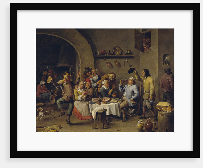 Twelfth Night party, 1650-1660 by David Teniers the Younger