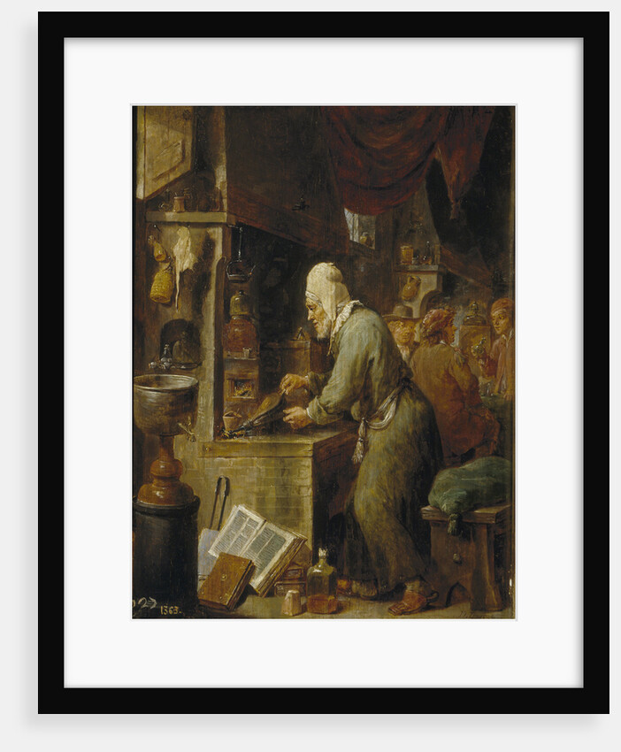 An Alchemist, 1631-1640 by David Teniers the Younger