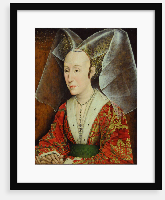 Portrait of Isabella of Portugal, wife of Philip III Duke of Burgundy, ca 1450-1475 by Rogier van der Weyden