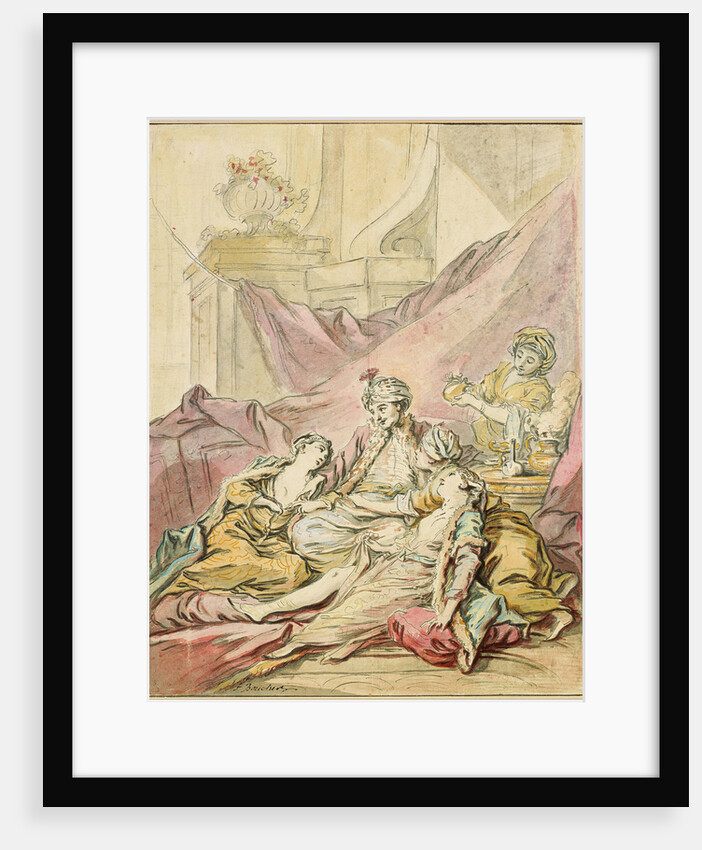 The Pasha in His Harem, ca 1735-1739 by François Boucher