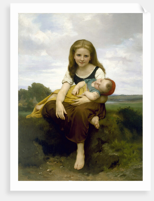 The Elder Sister (La Soeur aînée), 1869 by William-Adolphe Bouguereau